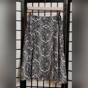 East 5th Floral A-line Midi Skirt Women Size 16